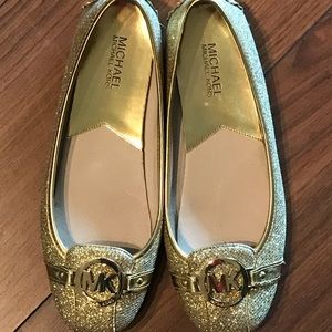 Michael Kors Gold Fulton Flat